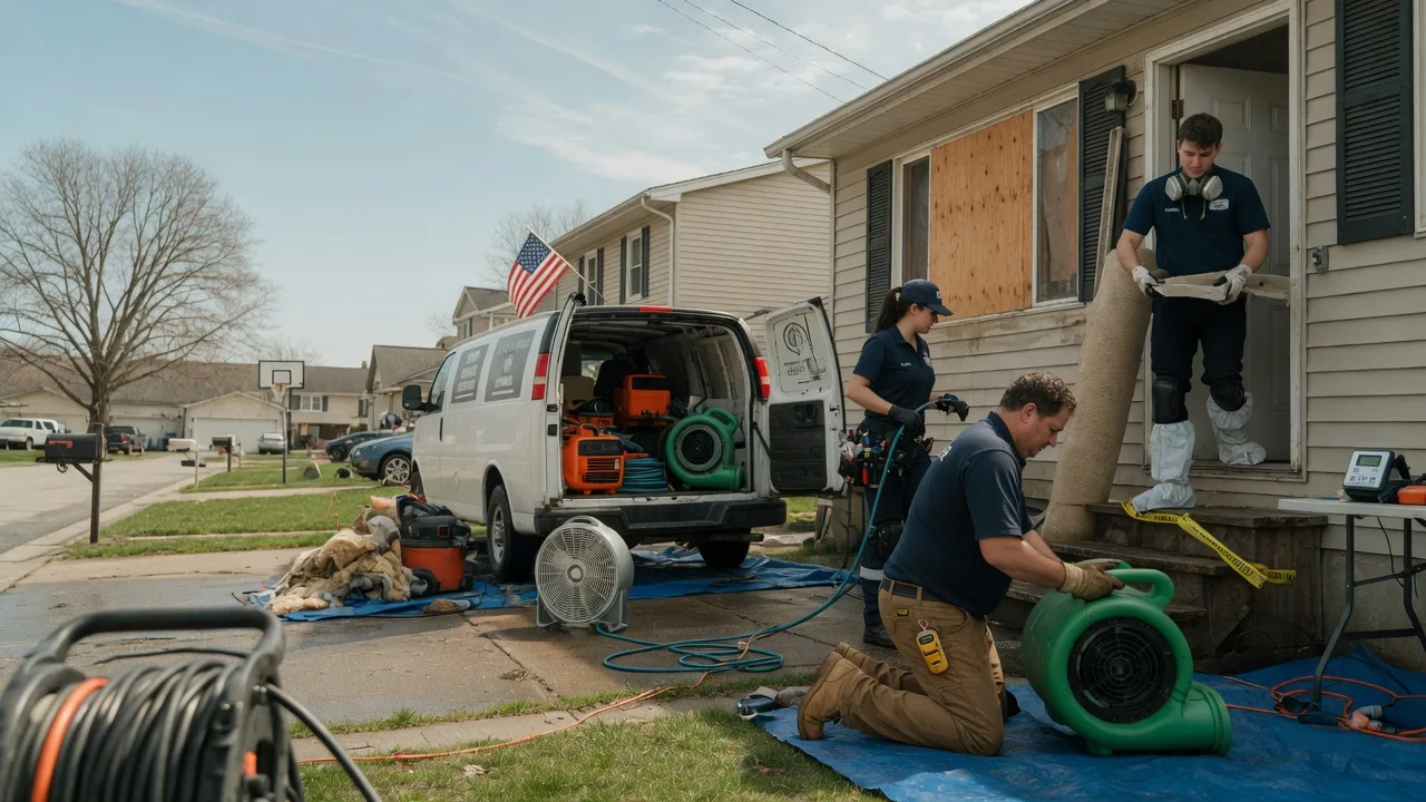 Water Damage Restoration in Wapwallopen, PA near me